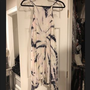 Tye die spaghetti strap babydoll dress